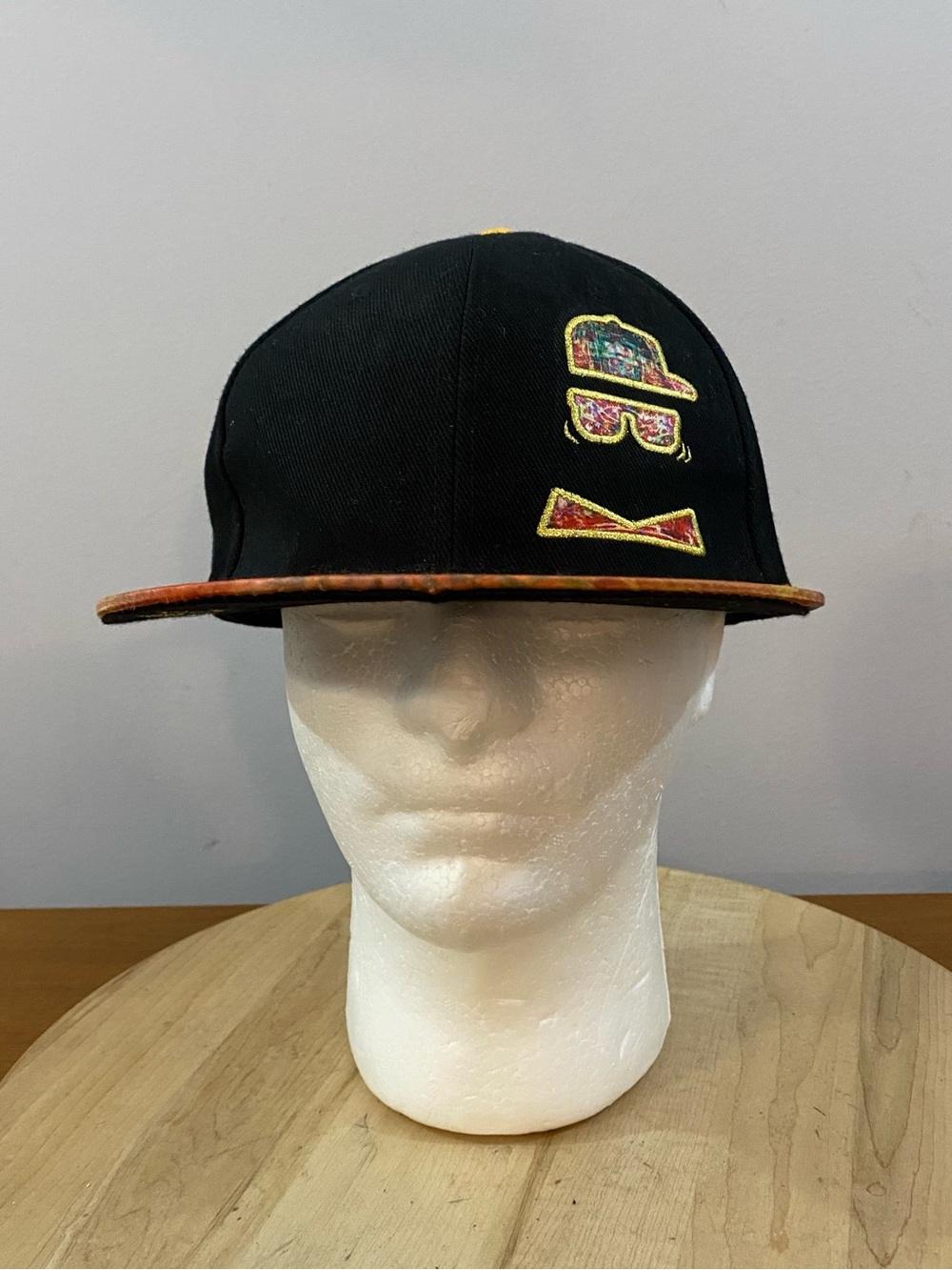 Grassroots California Jumbie Graphic Art Fitted Hat Cap 7 1/2 Streetwear RARE
